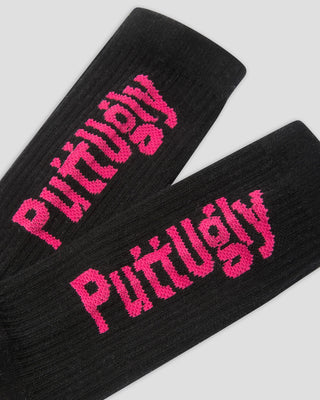 PuttUgly Crew Socks - Black