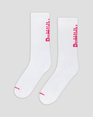 PuttUgly Crew Socks - White