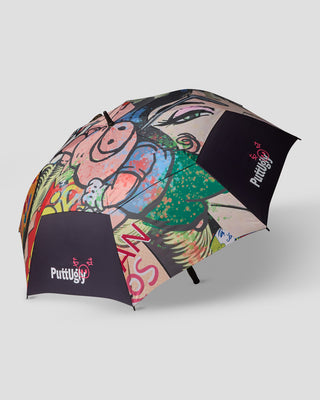 PuttUgly Umbrella - Pop Art