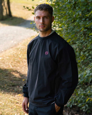 PuttUgly Windproof Pullover - Black